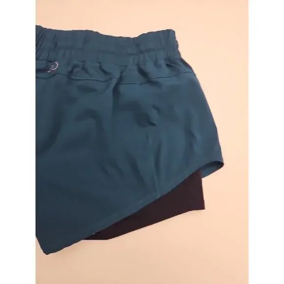 Calia By Carrie Underwood Shorts Small Green Running Under Layer Lined - Picture 12 of 15